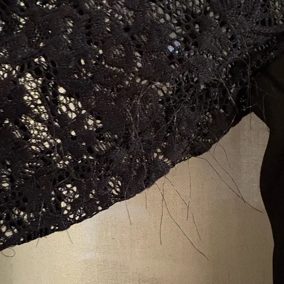 Torrid Black Lace Flowy Top - Picture 7 of 11